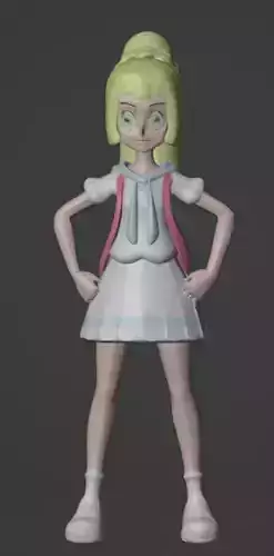 Lillie 2 pokemon trainer