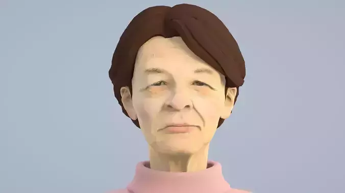 cartoon old lady