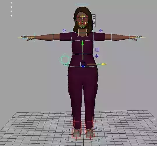 Doctor Or Nurse Girl 3D model