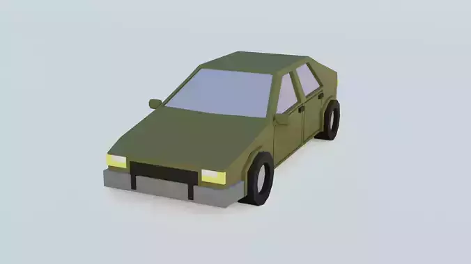 car 2 low poly
