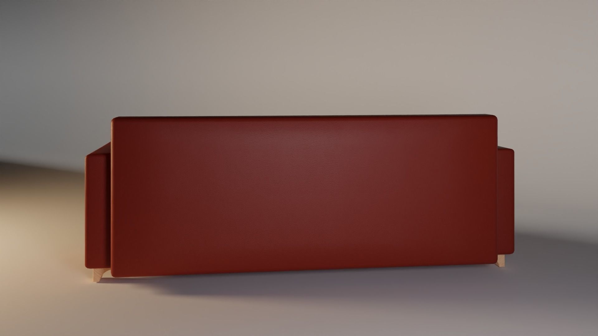 Sofa for render Low-poly 3D model_7