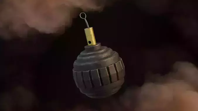 Grenade WW1 German Kugel Grenade 1915 Game-Ready
