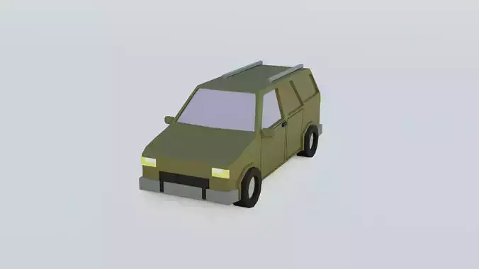 car 5 low poly