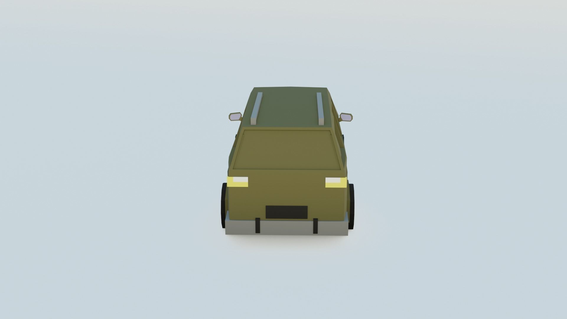 car 5 low poly Free 3D model_2