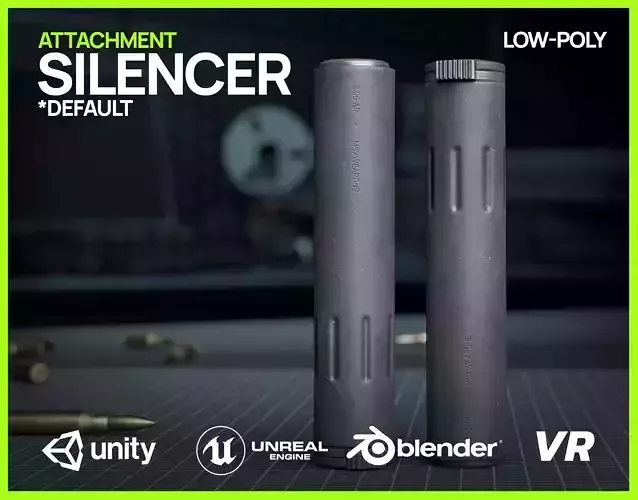 Silencer Default - GameReady model