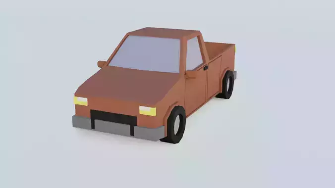 car 6 jeep low poly