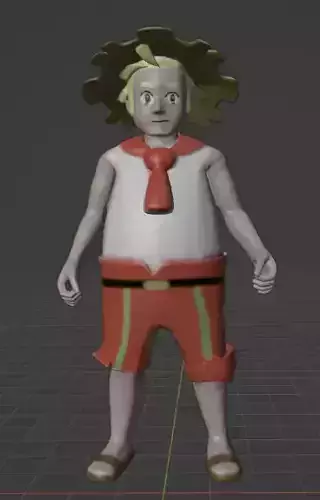 Mohn pokemon trainer 3D print model