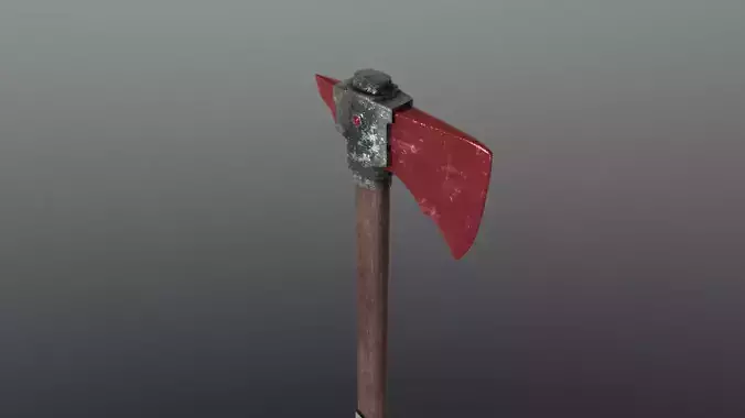 Axe - Ruby Low-poly 3D model