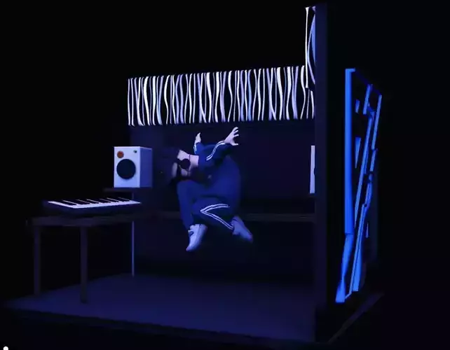 Dancing Bizarrap 3D model