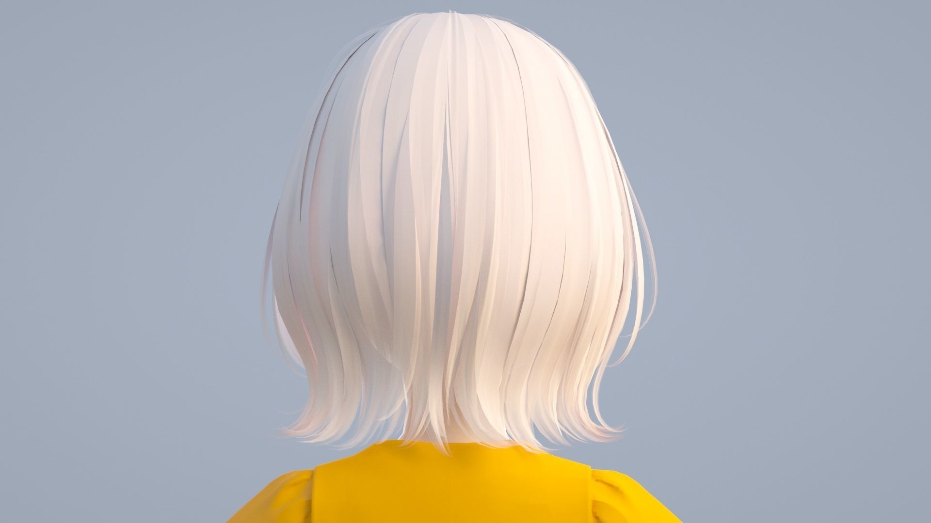 cartoon girl 3D model_3