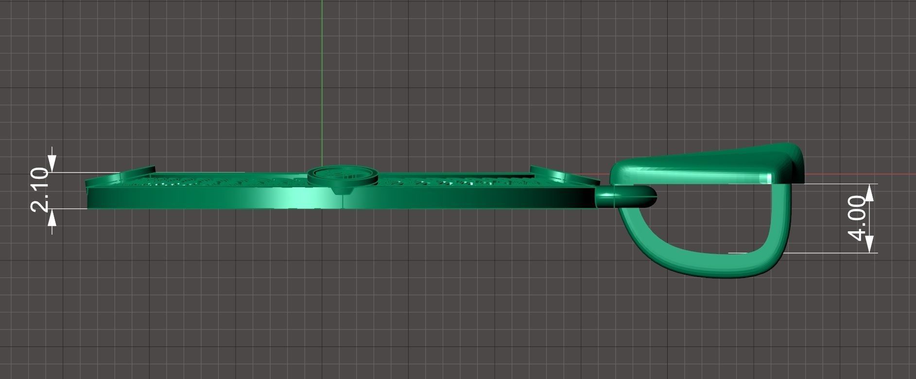 Pendant tree of life with the elements 3D print model_8