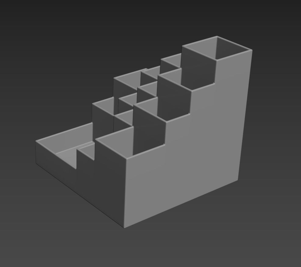 Office stand 3D print model_8