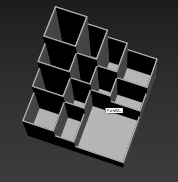 Office stand 3D print model_5
