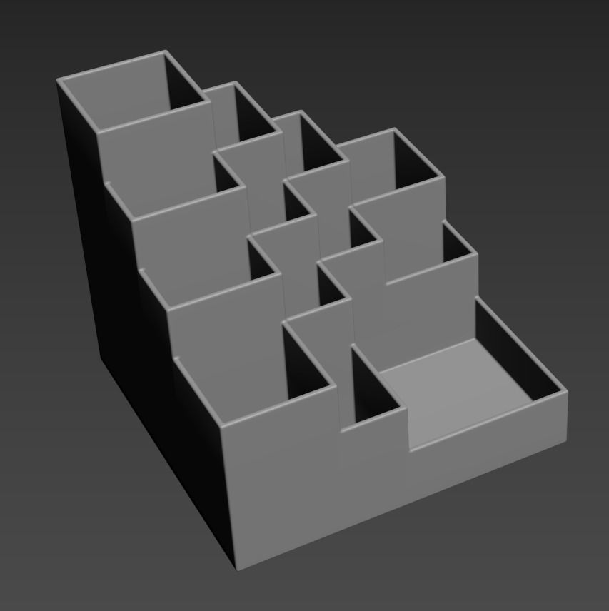 Office stand 3D print model_7