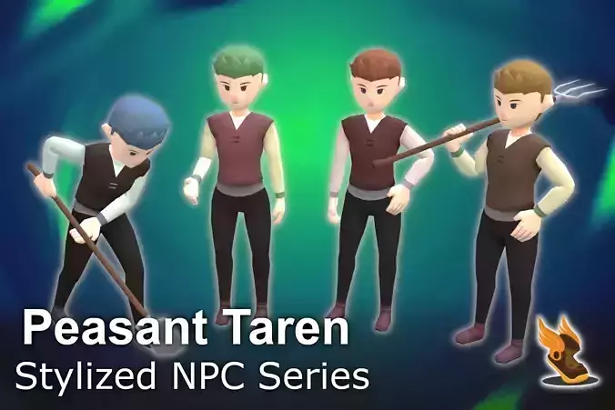 Stylized NPC - Peasant Taren