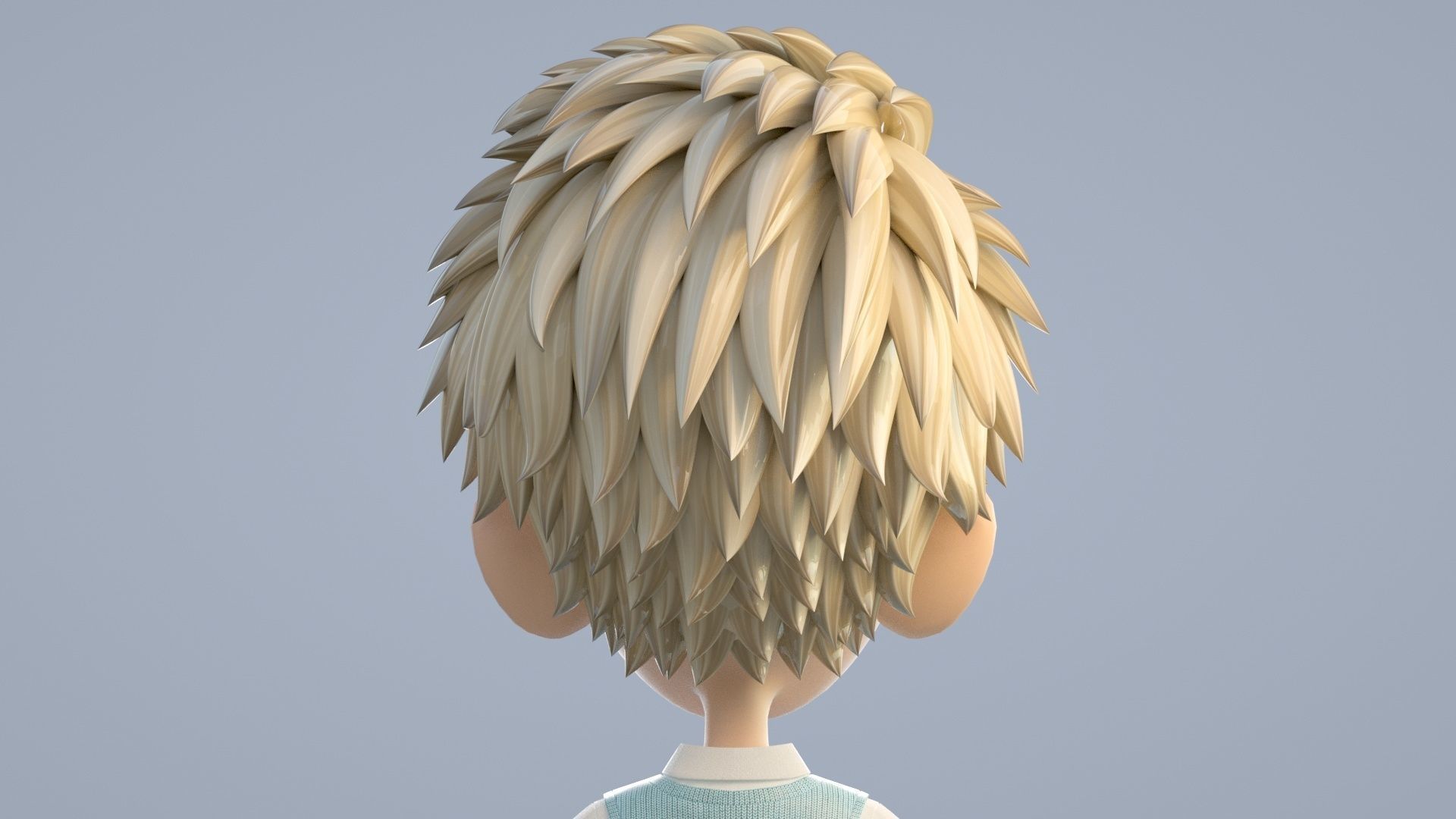 cartoon boy 3D model_6