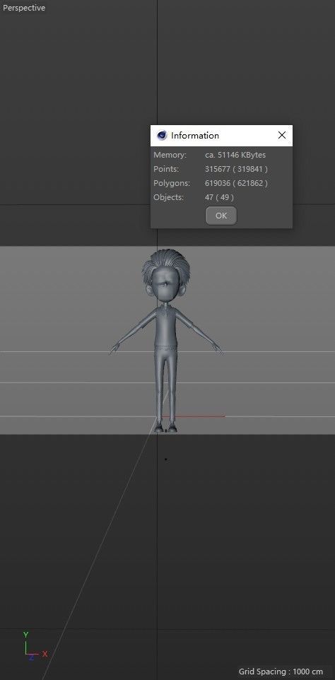cartoon boy 3D model_19