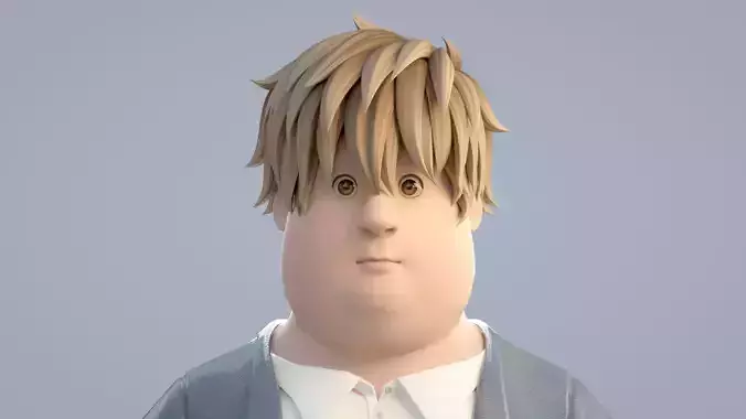 cartoon white collar