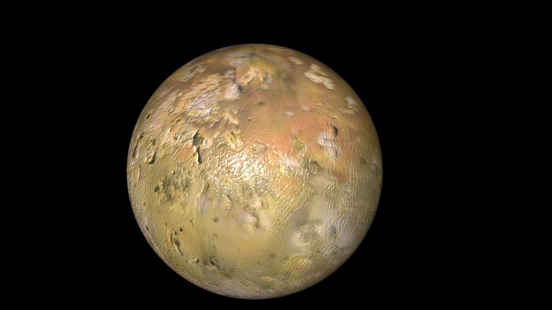 Io Planet 3D model_6