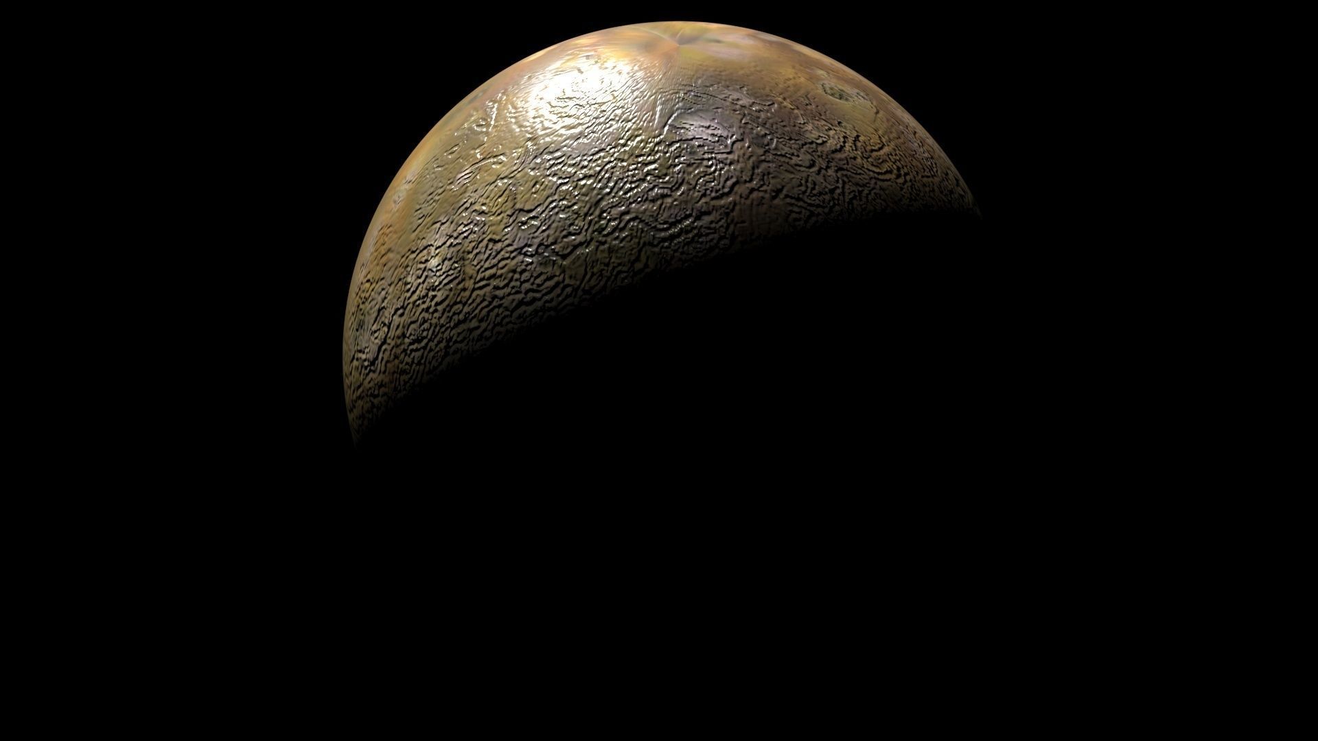 Io Planet 3D model_2