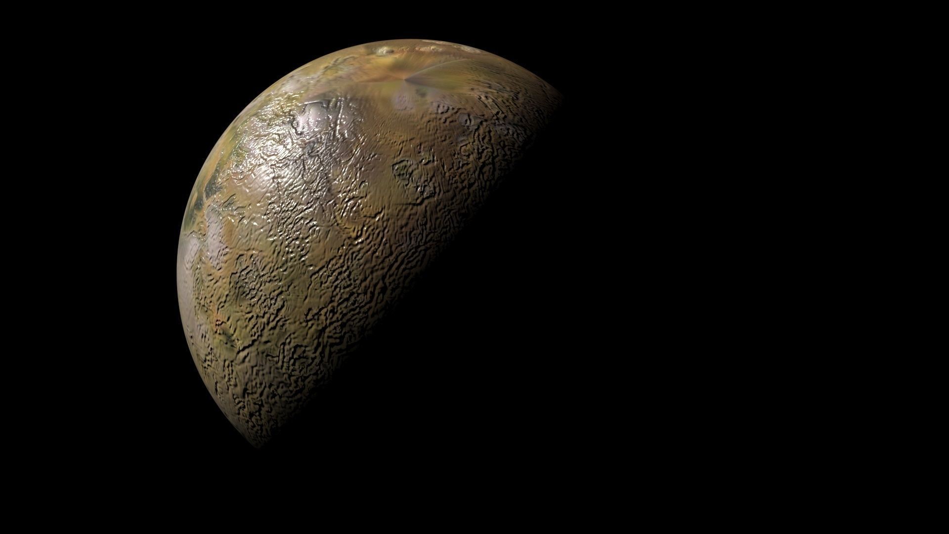 Io Planet 3D model_4