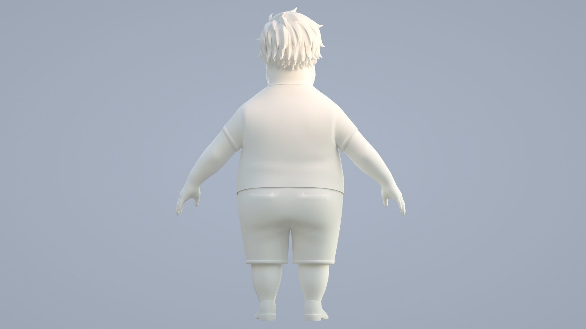 cartoon boy 3D model_11