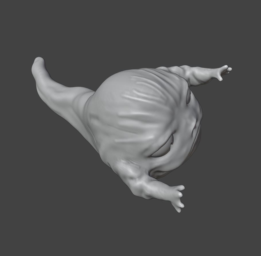 Rotta the Hutt Pre-supported Miniature Legion Scale 3D print model_2