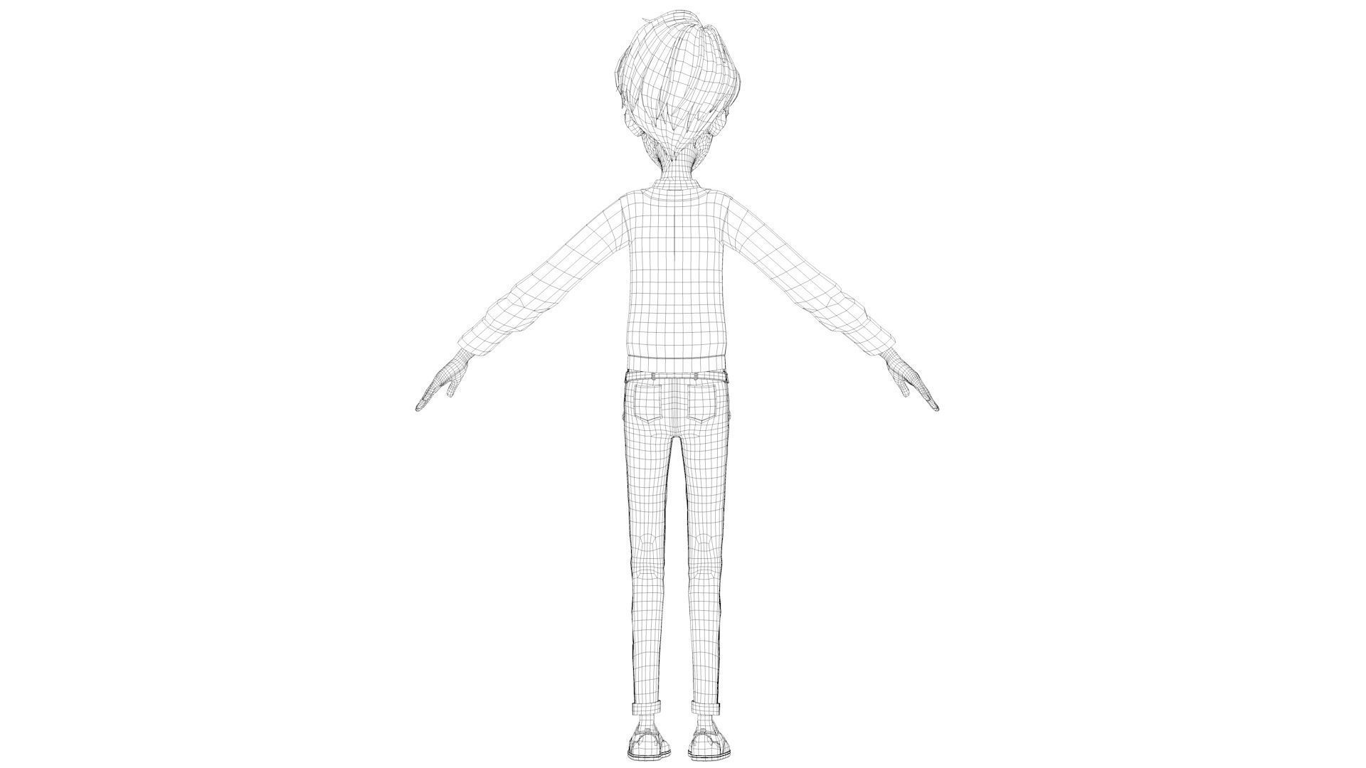 cartoon father 3D model_18