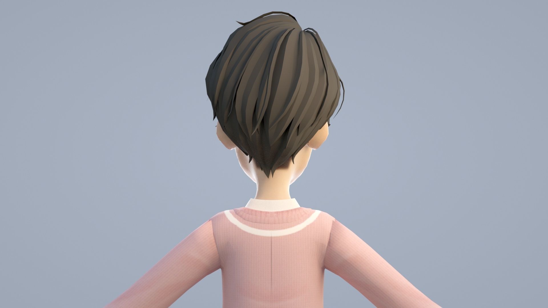 cartoon father 3D model_9