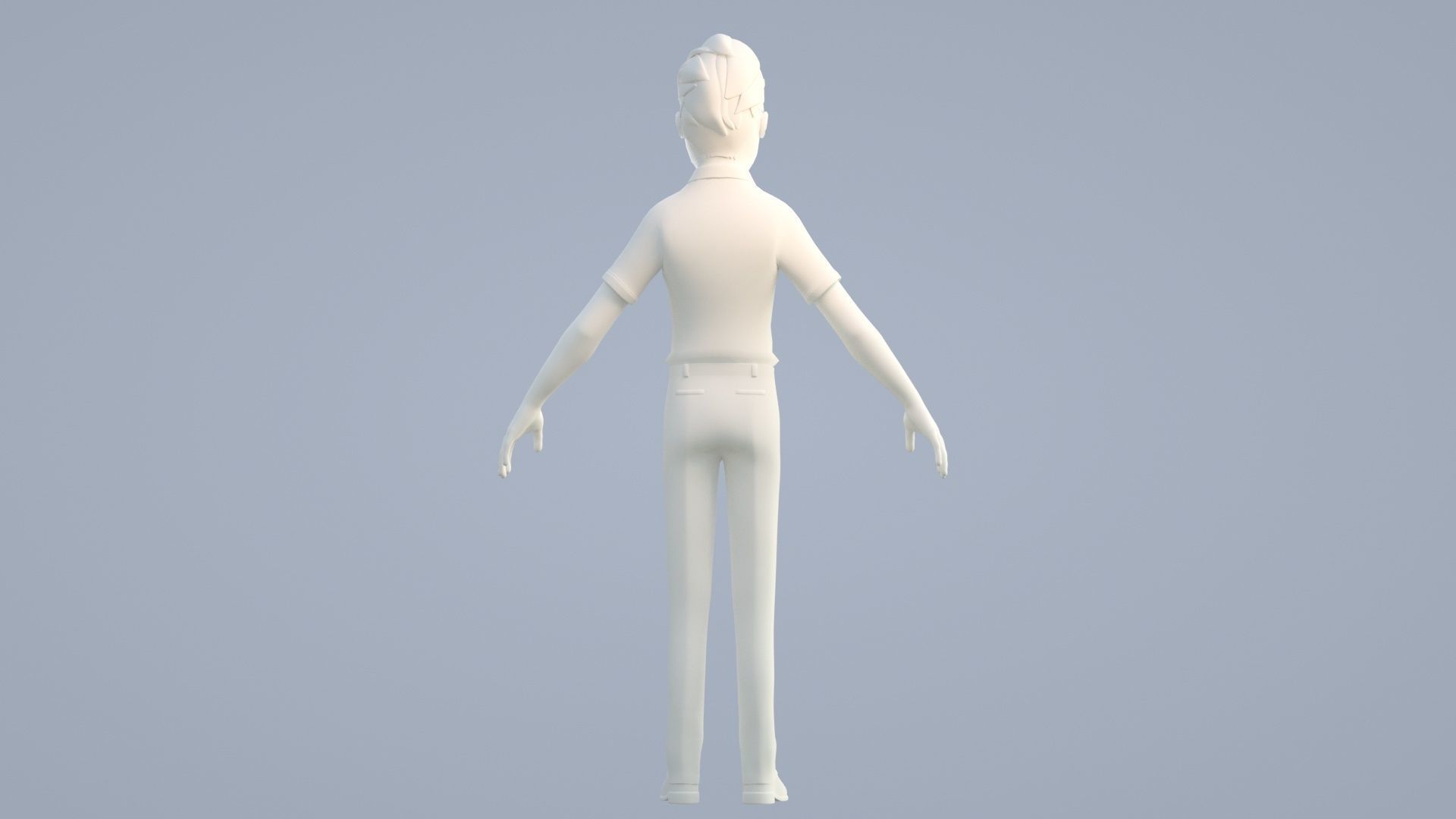 cartoon manager fanther 3D model_12