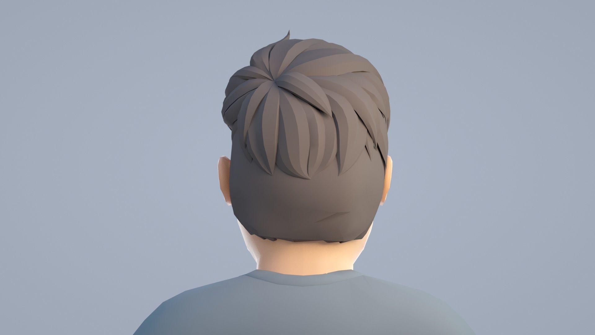 cartoon man 3D model_4