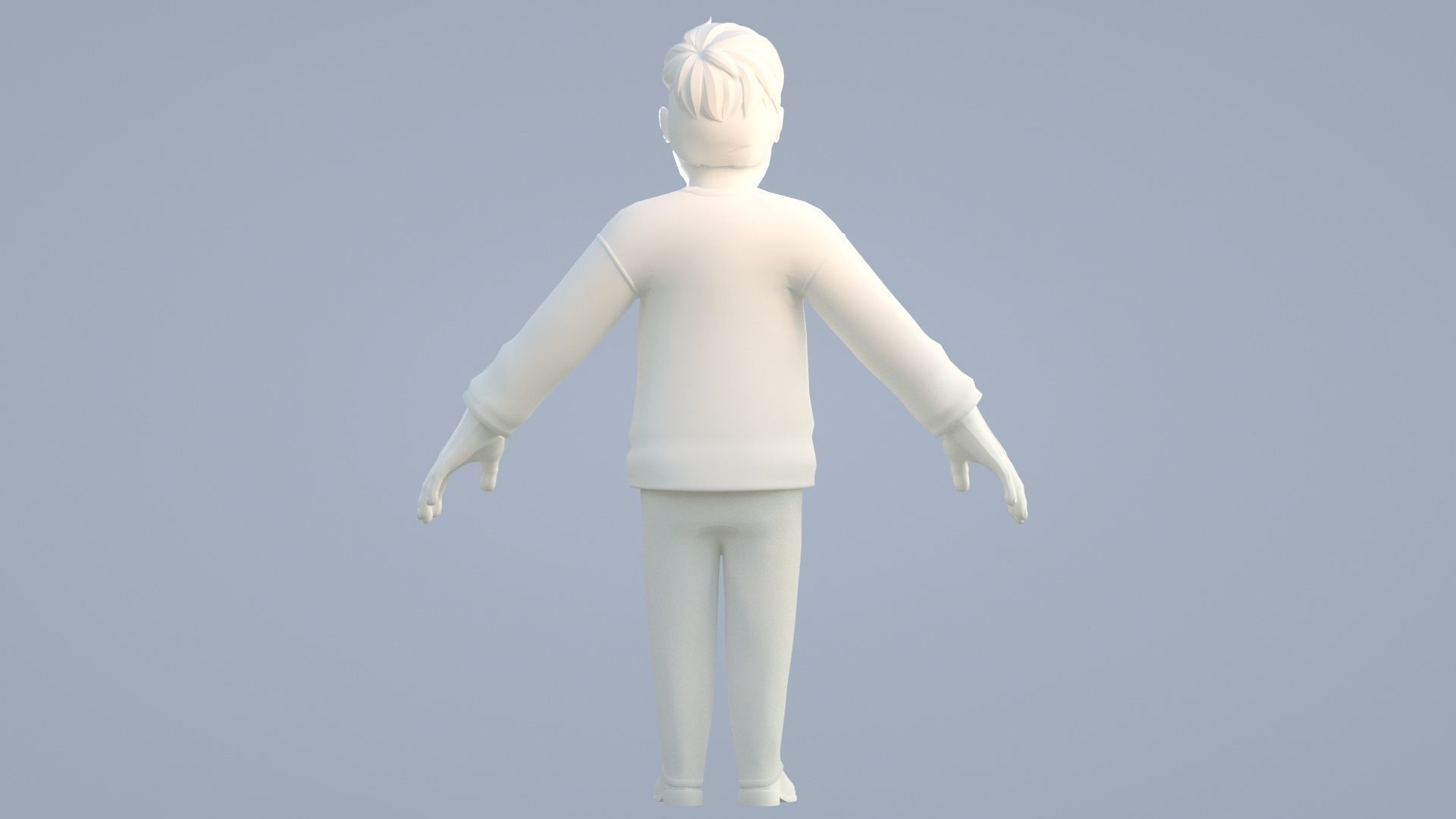 cartoon man 3D model_13