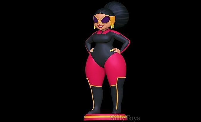 Odessa Drake - Moon-Girl and Devil Dinosaur 3D print model