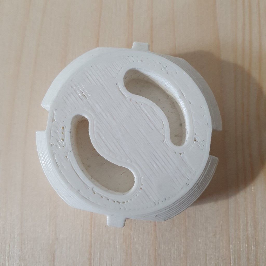 Child Safe electrical outlet cover 3D print model_2