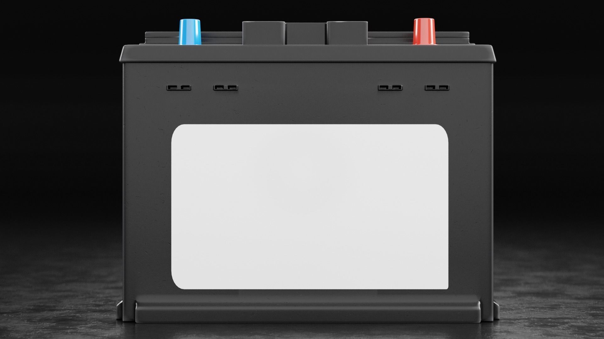 Car Battery Type A 3D model_3