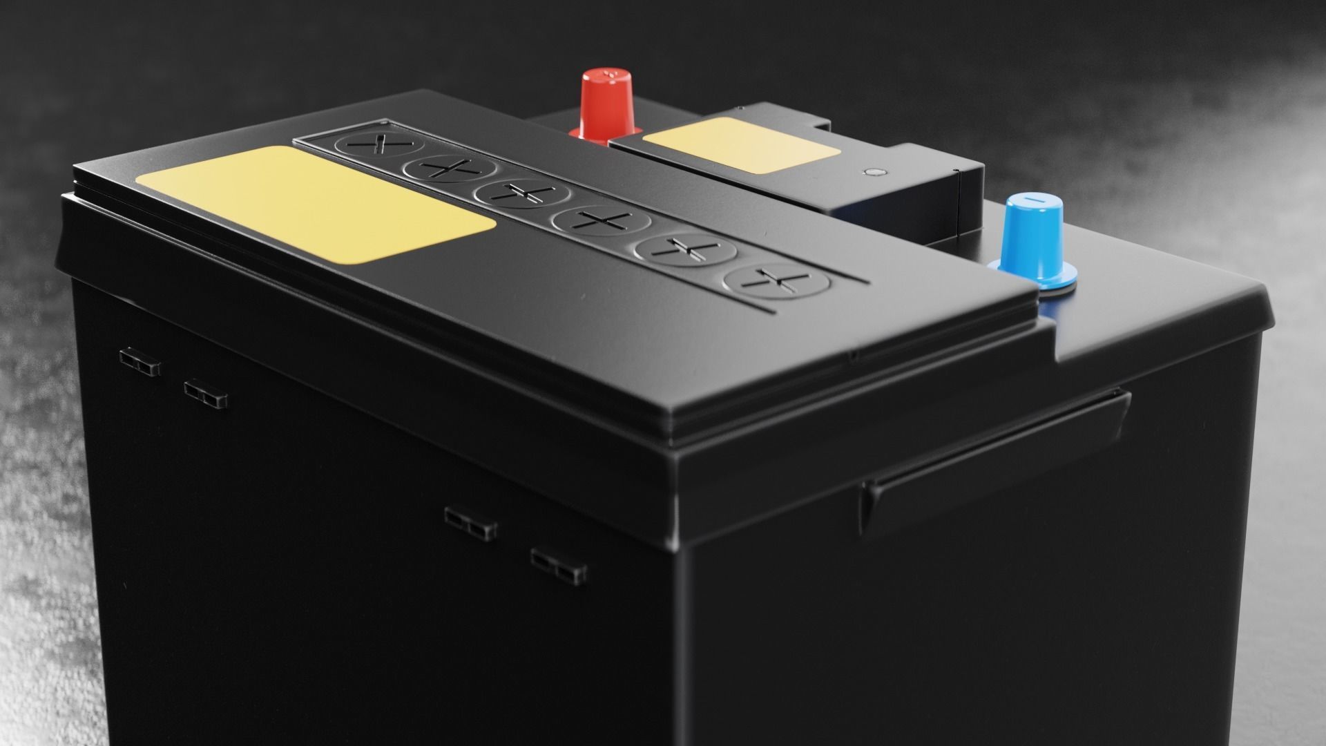 Car Battery Type A 3D model_6