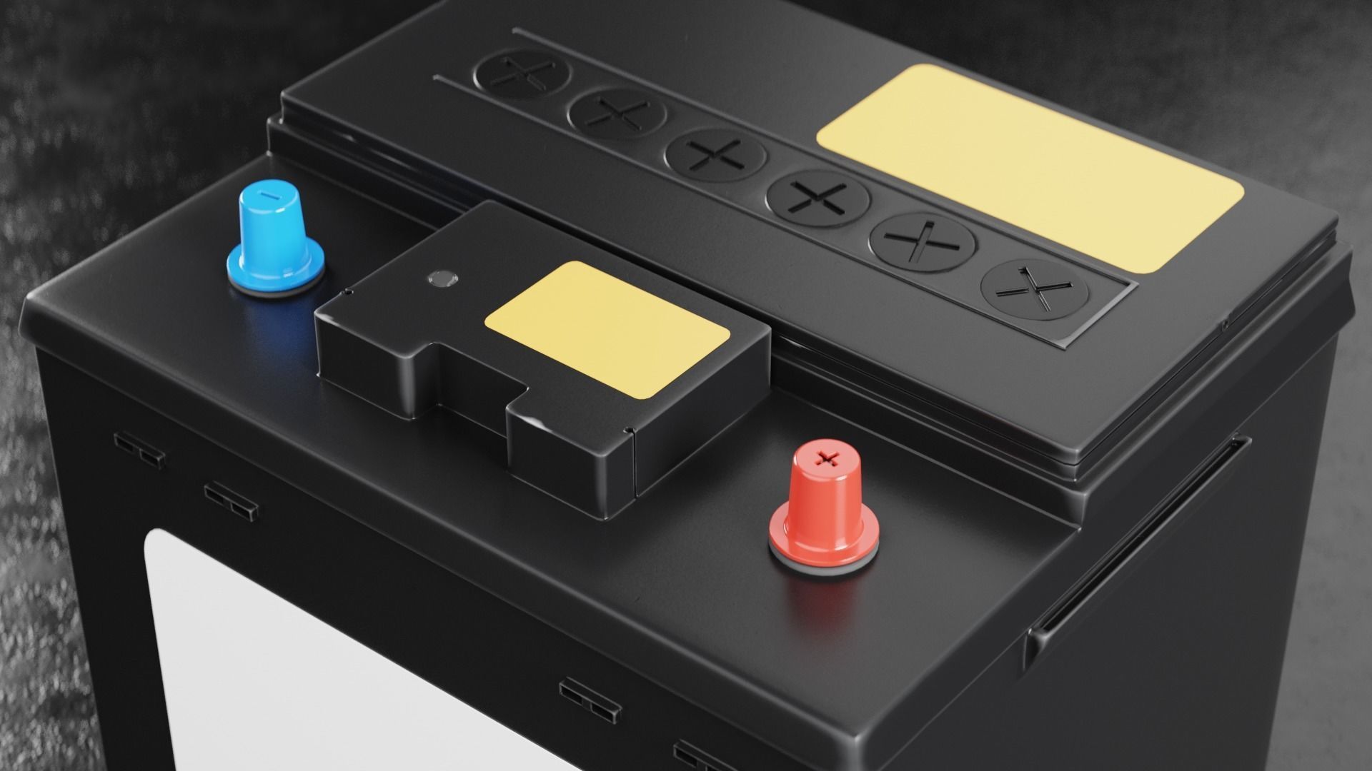 Car Battery Type A 3D model_8