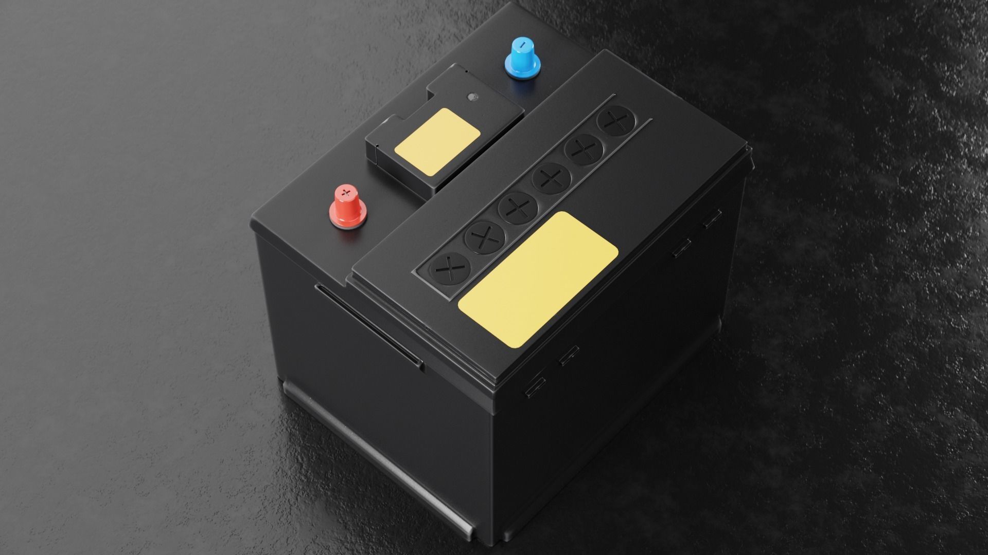 Car Battery Type A 3D model_15