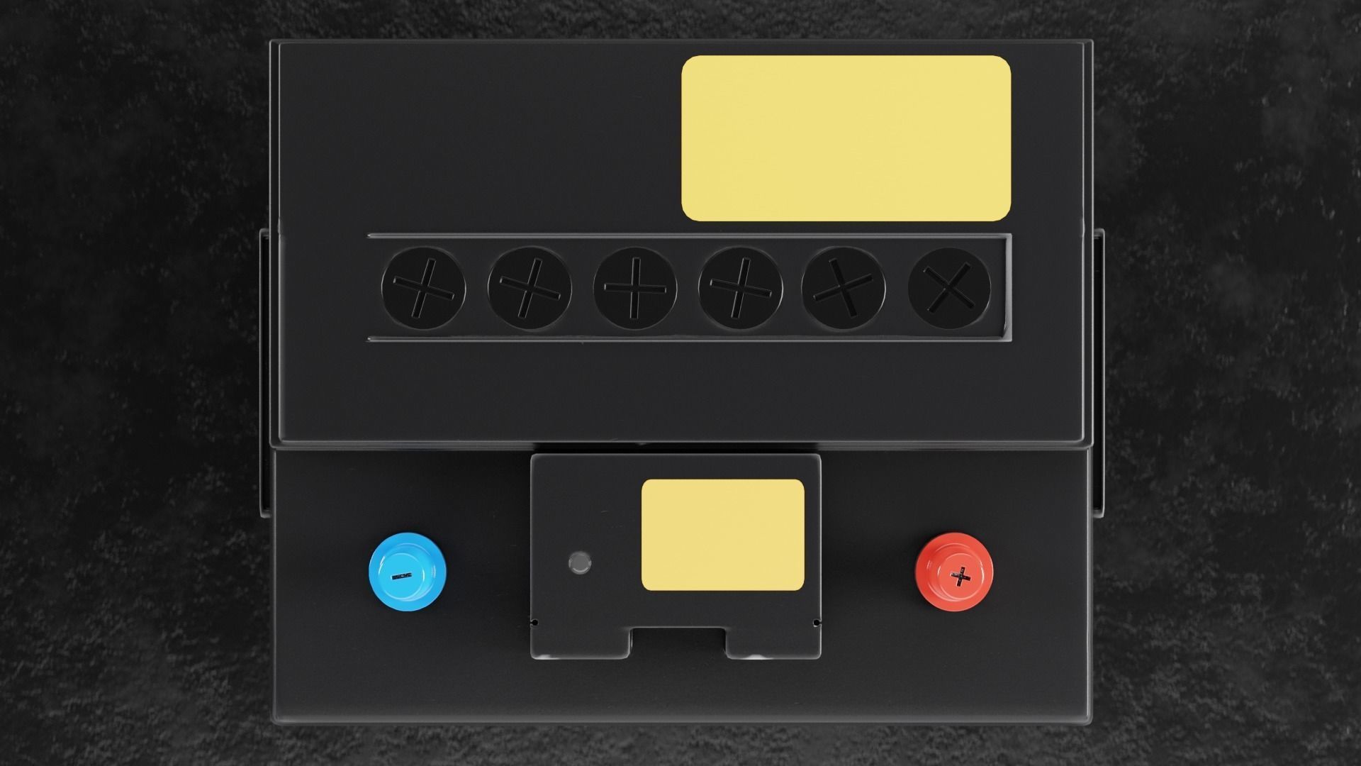 Car Battery Type A 3D model_5