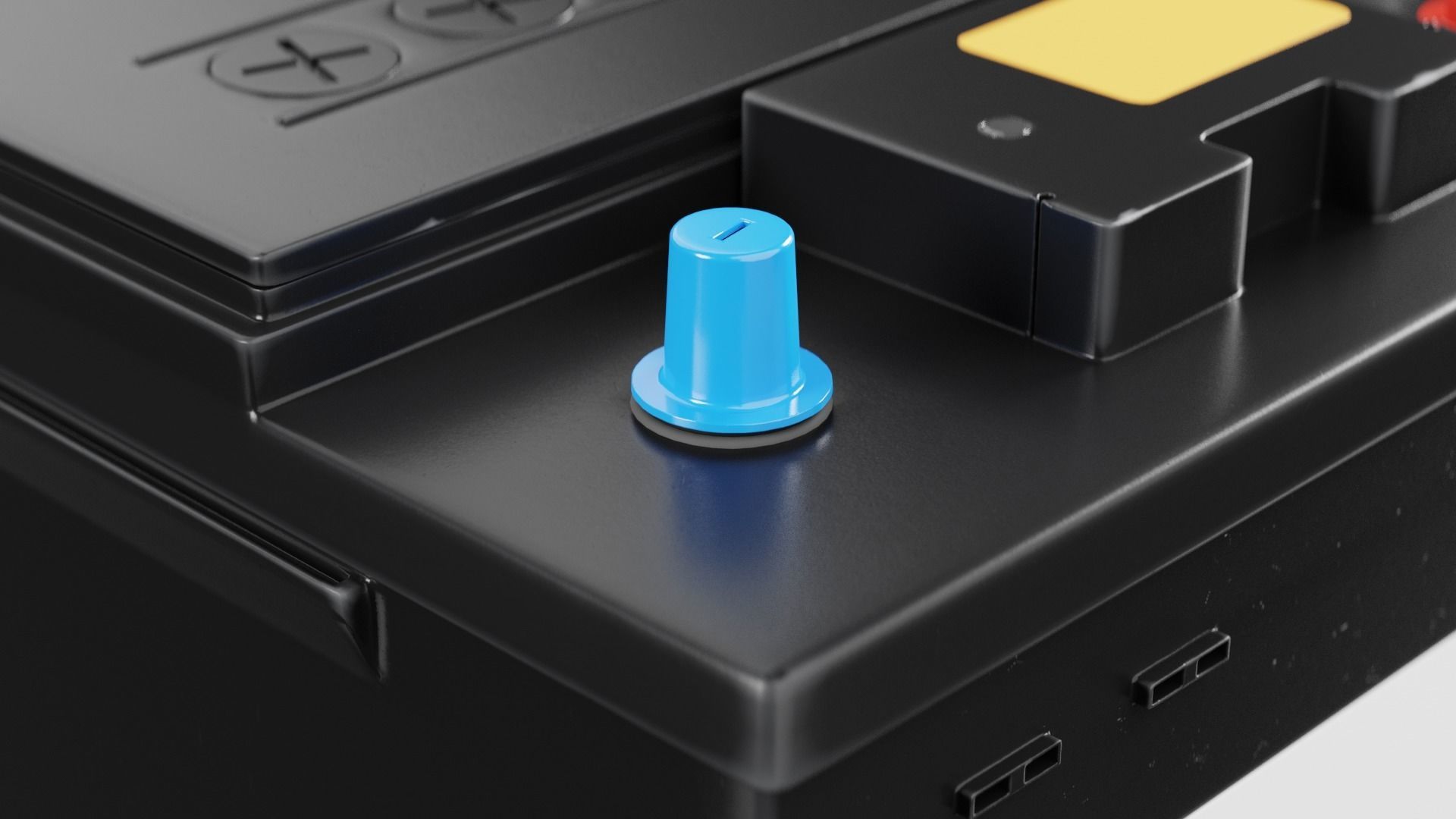 Car Battery Type A 3D model_9