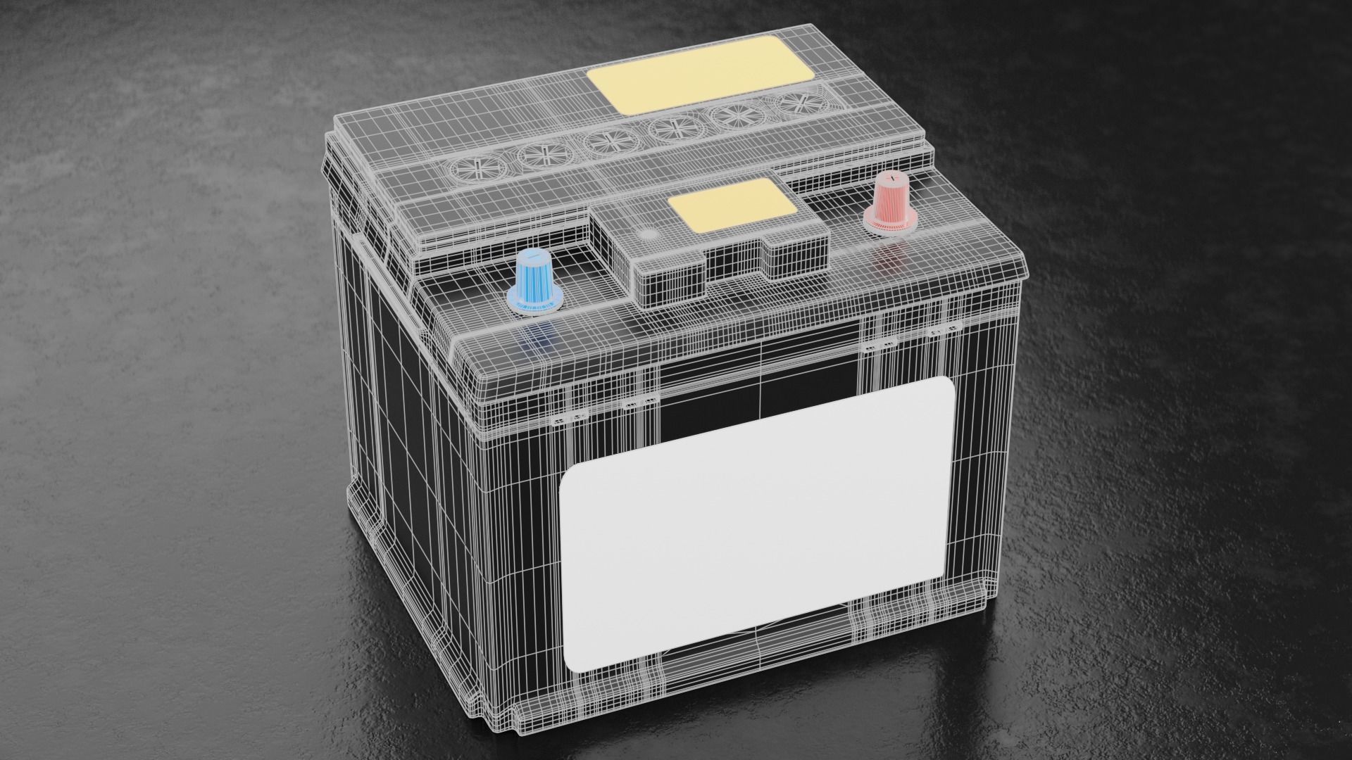 Car Battery Type A 3D model_11