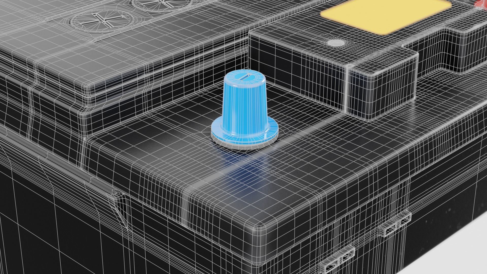 Car Battery Type A 3D model_10