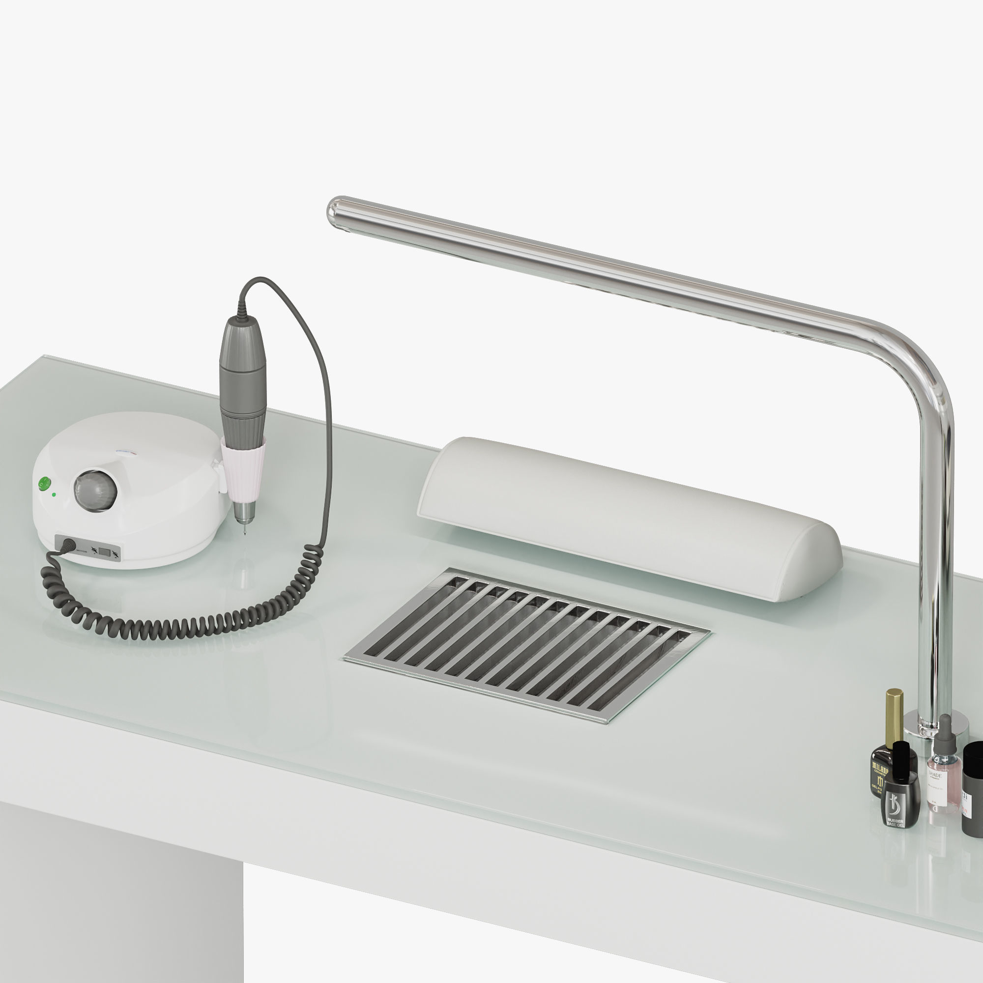 Manicure table SMART NAILS Maletti Nilo Low-poly 3D model_5