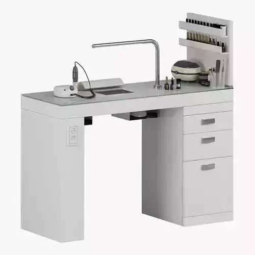 Manicure table SMART NAILS Maletti Nilo Low-poly 3D model