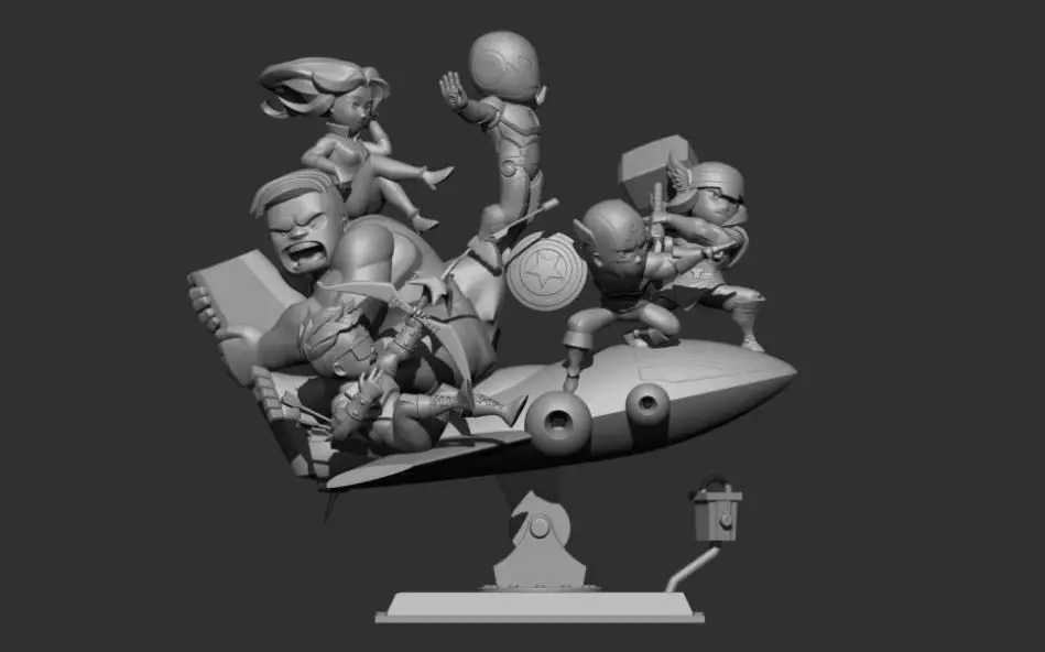 avengers assembly 3D model_0