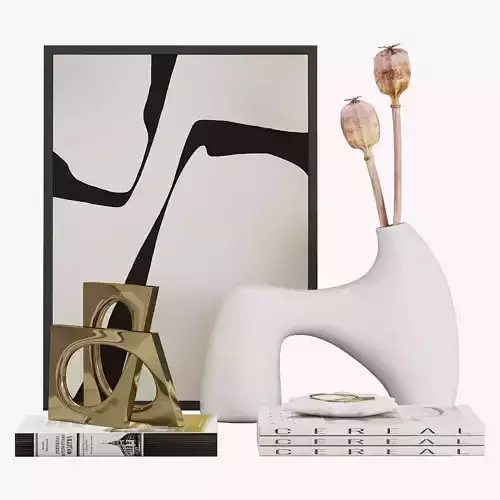 Decorative Set Gots Low-poly 3D model