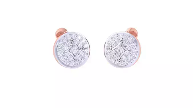 Diamond Head Ultra Light wt Diamond studs 3dm renders model 3D print model