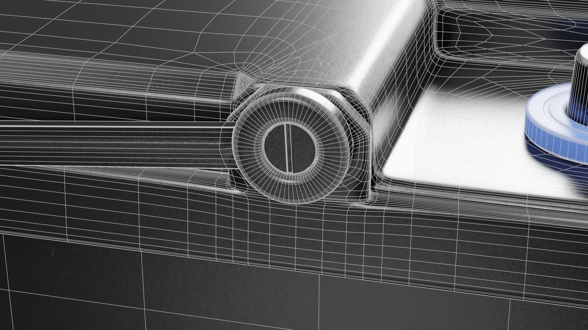 Car Battery Type D 3D model_3