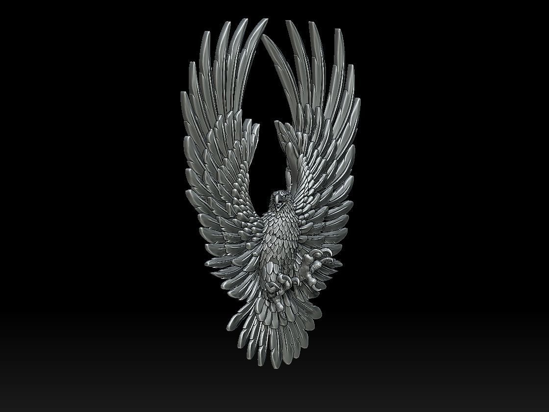 eagle 3D print model_8