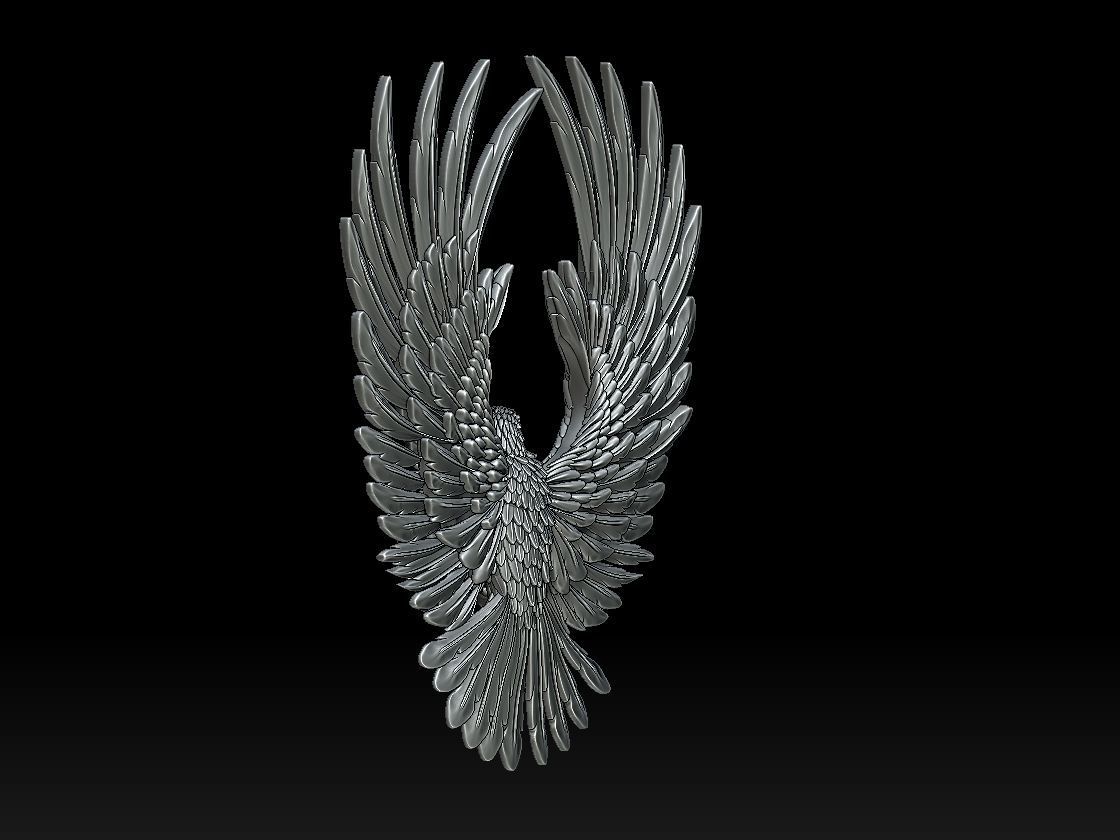 eagle 3D print model_13